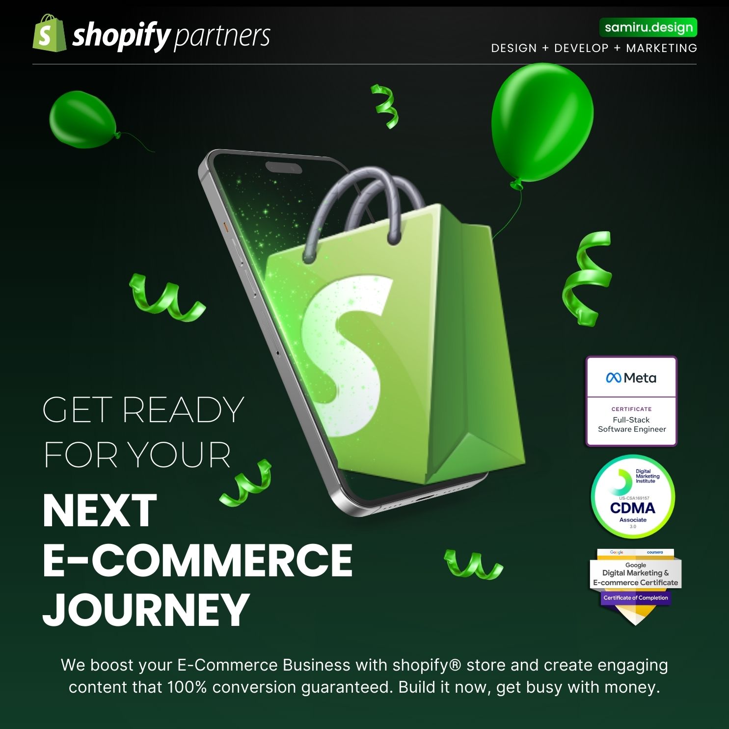 Shopify ecommerce webstore for online website